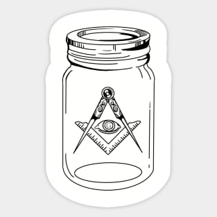 Freemason Jar Sticker